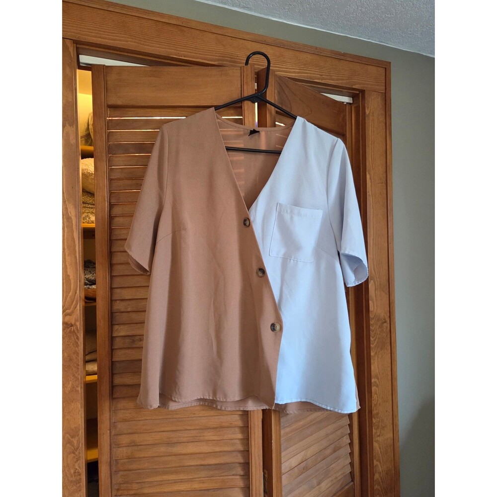 SHEIN Curve 1XL Work Blouse